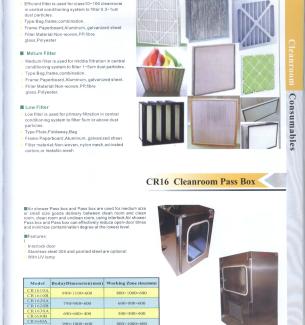 Cleanroom Filter/ Bộ lọc bụi ph&ograve;ng sạch